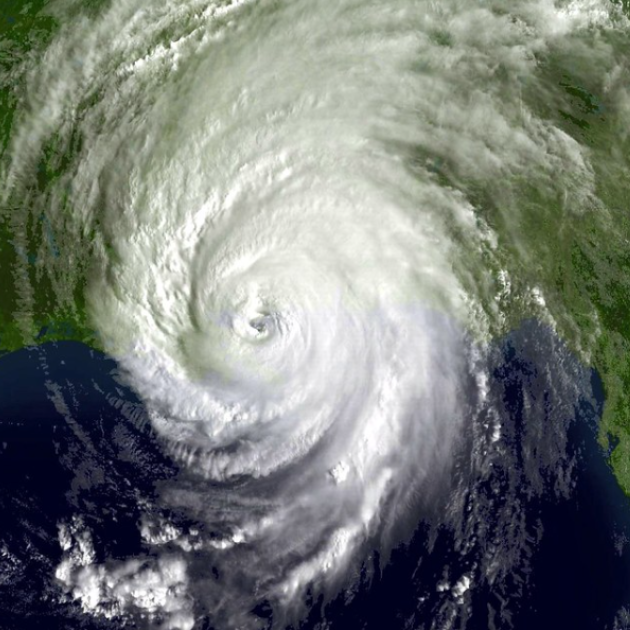 Hurricane from above