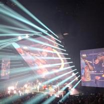 Lights on stage